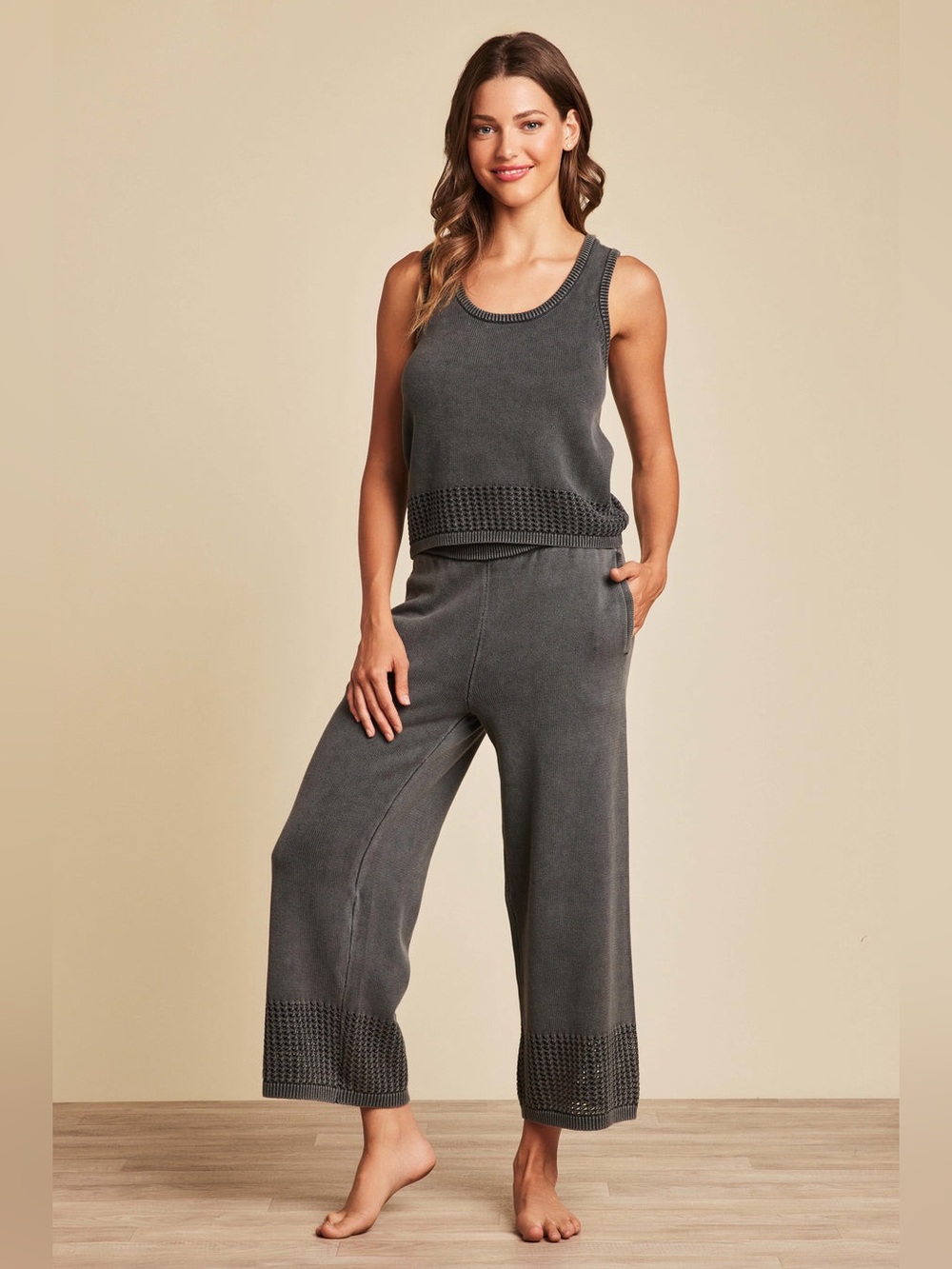Barefoot Dreams weathered Grey set size L